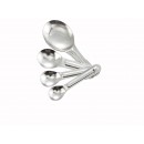 Winco-MSP-4P-4-Piece-Stainless-Steel-Measuring-Spoon-Set