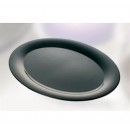 Thunder Group RF2224BW Black Pearl Two Tone Oval Platter 22" x 16-1/2" (2 Pieces) width=