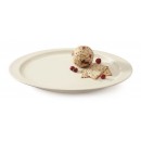 GET Enterprises OP-145-DI Diamond Ivory Oval Platter, 14-3/4"x 10-1/2"(1 Dozen) width=