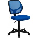 Flash Furniture Mid-Back Blue Mesh Task Chair and Computer Chair [WA-3074-BL-GG] width=