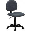 Flash Furniture Mid-Back Ergonomic Gray Fabric Task Chair [BT-660-GY-GG] width=
