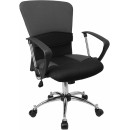 Flash Furniture Mid-Back Grey Mesh Office Chair [LF-W23-GREY-GG] width=