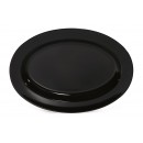 GET Enterprises ML-15-BK Milano Black Oval Platter, 17 3/4"x 12 3/4"(6 Pieces) width=