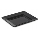 GET Enterprises ML-11-BK Milano Black Rectangular Plate, 12"x 10"(1 Dozen) width=