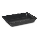 GET Enterprises ML-88-BK Milano Black Tray, 13 3/4"x 9-1/2"(6 Pieces) width=