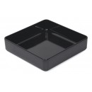 GET Enterprises ML-85-BK Milano Black Square Bowl, 12"x 12"(6 Pieces) width=
