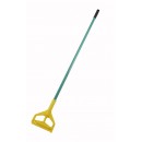 Winco MOPH-7P Metal Mop Handle with Plastic Side Release 60" width=