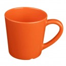 Thunder Group CR9018RD Orange Melamine Mug / Cup 7 oz.  (1 Dozen) width=