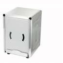 Winco NH-5 Half Size Stainless Steel Napkin Dispenser width=