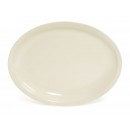 GET Enterprises ML-181-IV Milano Ivory Oval Platter, 15"x 12"(3 Pieces) width=