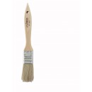 Winco WBR-10 Flat Pastry Brush 1" Wide width=