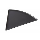 GET Enterprises PZ-85-BK Black Triangle Pizza Plate, 8-1/2"x 9"(2 Dozen) width=