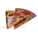 GET Enterprises PZ-85-PZ Triangle Pizza Plate, 8-3/4"x 9"(2 Dozen) width=