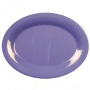 Thunder Group CR213BU Purple Melamine Oval Platter 13-1/2" x 10-1/2" (1 Dozen) width=