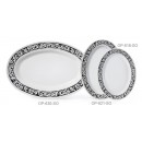 GET Enterprises OP-618-SO Soho Oval Platter, 18"x 13-1/2"(1 Dozen)  width=