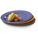 GET Enterprises OP-621-MIX Diamond Mardi Gras, Mix Pack Oval Platter, 21"x 15"(1 Dozen)  width=