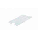 Winco SP74DS Poly-Ware 1/4 Size Drain Shelf for 1/4 Size Food Pan width=