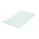 Winco SP7100C Poly-Ware Slotted Food Pan Cover, 1/1 Size width=