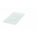 Winco SP7300S Poly-Ware Solid Food Pan Cover, 1/3 Size width=