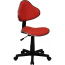 Flash Furniture Red Fabric Ergonomic Task Chair [BT-699-RED-GG] width=