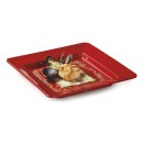 GET Enterprises ML-12-RSP Red Sensation Square Plate, 12"(1 Dozen) width=