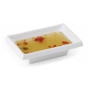 GET Enterprises 025-W Water Lily White Melamine Sauce Dish, 2 oz. (2 Dozen) width=