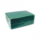 Winco SP-96 Green Scouring Pad, 6" x 8-3/8" (10 Pieces) width=
