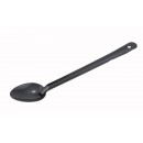Winco PSS-15K Black Plastic Serving Spoon,15" width=