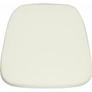 Flash Furniture Soft Ivory Fabric Chiavari Chair Cushion [LE-L-C-WHITE-GG] width=