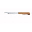 Winco K-45W Pointed Tip Steak Knife with Wooden Handle 4-1/2" Blade (1 Dozen) width=