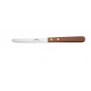 Winco K-55W Rounded Tip Steak Knife with Wooden Handle, 4-1/2" Blade (1 Dozen) width=