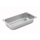 Winco SPT2 1/3 Size Steam Table Pan, 2-1/2'' Deep, 25-Gauge width=