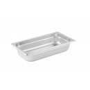 Winco SPJL-302 1/3 Size Anti-Jam Steam Table Pan, 2-1/2'' Deep width=