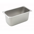 Winco SPT6 1/3 Size Steam Table Pan, 6'' Deep, 25-Gauge width=