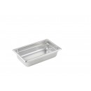 Winco SPJL-402 1/4 Size Anti-Jam Steam Table Pan, 2-1/2'' Deep width=