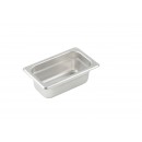 Winco SPJL-902 1/9 Size Anti-Jam Steam Table Pan, 2-1/2'' Deep width=