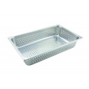 Winco SPFP4 Full Size Perforated Steam Table Pan, 4'' Deep width=