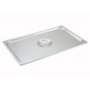 Winco SPSCF Full Size Solid Steam Table Pan Cover width=
