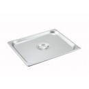 Winco SPSCH Half Size Solid Steam Table Pan Cover width=