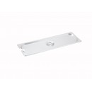 Winco SPJL-HCN Half Long Size Notched Steam Table Pan Cover width=