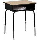 Flash Furniture  Student Desk with Open Front Metal Book Box [FD-DESK-GG] width=