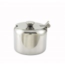 Winco T-710 Stainless Steel Sugar Can with Cover, 10 oz. width=