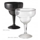 GET Enterprises SW-1415-BK Black SAN Plastic Super Margarita Glass, 36 oz. (1 Dozen) width=