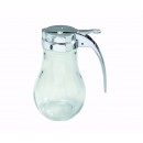 Winco-G-116-Glass-Syrup-Dispenser-with-Chrome-Plated-Top-14-oz---1-Dozen-