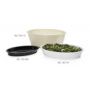 GET Enterprises ML-182-W White Oval Casserole Dish, 1.5 Qt., 12-1/2"x 7 width=