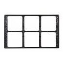 GET Enterprises ML-168-BK Black Full Size Tile with Six Cut-Outs for ML-149 and ML-150 width=