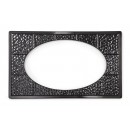 GET Enterprises ML-192-BK Black Full Size Tile with One Cut-Out for ML-183 or ML-184 width=
