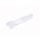 Winco PUTF-6C Polycarbonate Flat Grip Tong, Clear 6" width=