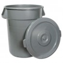 Winco PTC-44G Heavy Duty Grey Trash Can, 44 Gallon width=
