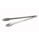Winco UT-16 Coiled Spring Heavyweight Stainless Steel Utility Tong, 16" width=